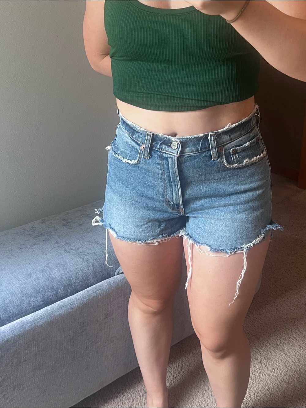 Abercrombie The Cutoff High Rise Short